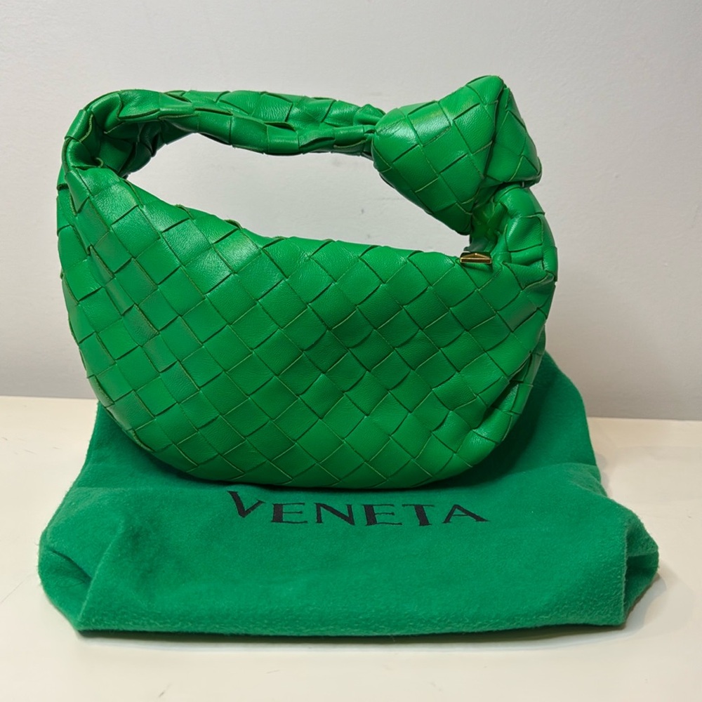 Bottega Venetia Jodie Small Purse in Parakeet